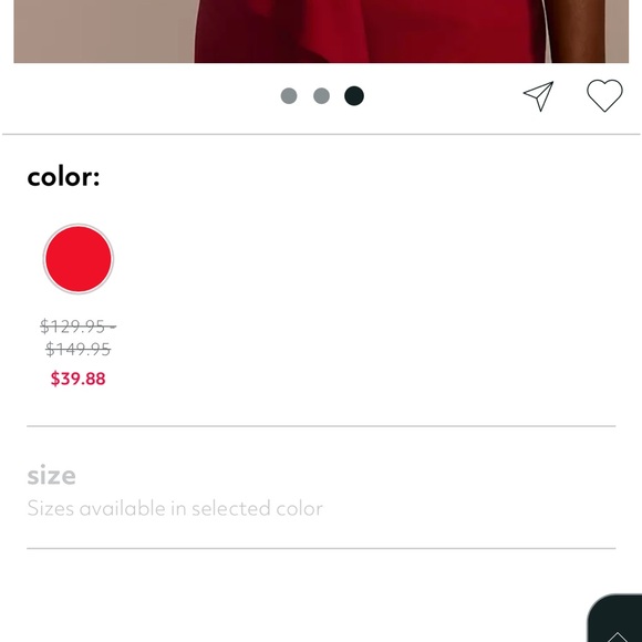 NWT DB STUDIO
Crepe Corset
Sheath Dress with Ruffle Slit - Picture 6 of 6